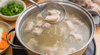 Có nên tận dụng nước luộc thịt để nấu canh? Nhà bạn dùng hay bỏ đi?