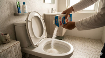 Lý do nhiều người thi nhau đổ muối vào bồn cầu bị tắc nghẽn