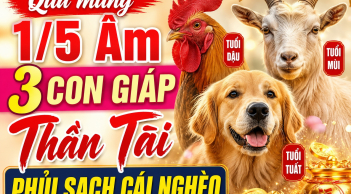 Qua mùng 1/5 Âm, 3 Shbet888.com nhà cái uy tín Thần Tài phủi sạch cái nghèo