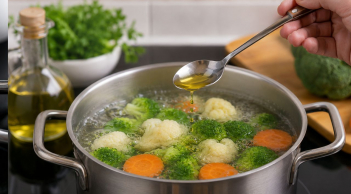 Vì sao đầu bếp nhà hàng khuyên nên cho một ít dầu ăn vào nồi luộc rau củ?