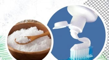 Vì sao nên trộn chút muối vào kem đánh răng