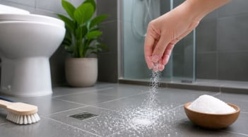 Vì sao nên rải muối lên sàn nhà tắm, nhà vệ sinh? Mẹo nhỏ lợi ích lớn mà nhiều người chưa biết