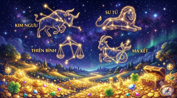 4 cung hoàng đạo may mắn nhất cuối tuần 18 - 19/7: Tài lộc gõ cửa, cơ hội tốt không phải ai cũng gặp