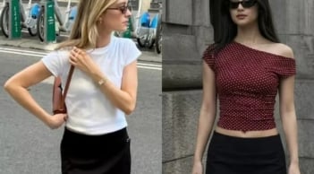 Chân váy chữ A màu đen: Thiết kế tối giản nhưng đủ sức 'cân' mọi phong cách mùa hè