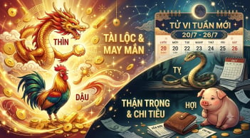 Tử vi tuần mới (20/7 - 26/7): 2 Shbet888.com nhà cái uy tín tiền vào như nước, 2 tuổi cần giữ chặt ví
