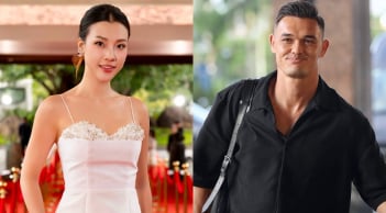 MC Hoàng Oanh vướng nghi vấn hẹn hò với cầu thủ Lê Giang Patrik