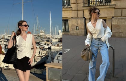 Phong cách “French girl summer” đang được yêu thích: Càng tối giản càng tạo cảm giác sang trọng