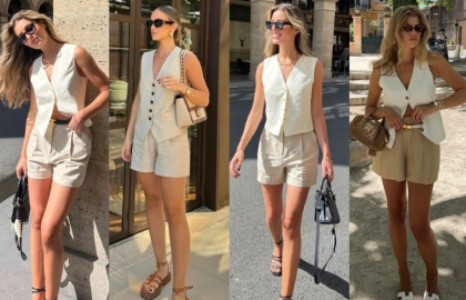 5 cách phối áo vest không tay giúp phong cách mùa hè thêm thanh lịch và cuốn hút