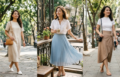 Chân váy chữ A chưa phải lựa chọn duy nhất: 3 kiểu váy vừa trẻ trung vừa che khuyết điểm tốt