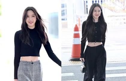 Moon Ga Young gây sốt với set đồ đen tối giản: Không cần cầu kỳ vẫn nổi bật giữa đám đông