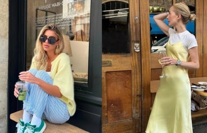 Vàng bơ và xanh da trời – cặp đôi màu sắc 'làm mưa làm gió' mùa hè