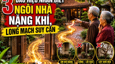 3 dấu hiệu nhận biết ngôi nhà nặng khí, long mạch suy cạn