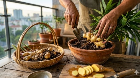 5 lý do nên trồng gừng trong nhà: Vừa tiện đủ đường, vừa giúp tiết kiệm tiền chợ