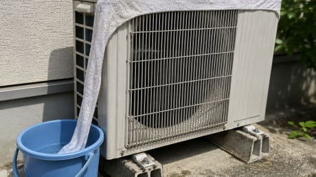 Mùa hè nắng nóng: Đặt thứ này lên cục nóng điều hòa giúp giảm tiền điện