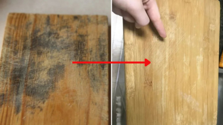 Thớt gỗ bị mốc đừng vứt đi: Đổ thứ này lên, thớt sạch như mới, an toàn sức khoẻ