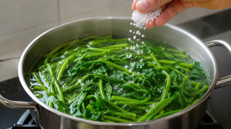 Luộc rau chỉ bỏ nước thôi chưa đủ: Làm thêm bước này rau xanh mướt, giữ nguyên giá trị dinh dưỡng