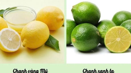 Sử dụng chanh xanh hay chanh vàng tốt hơn?