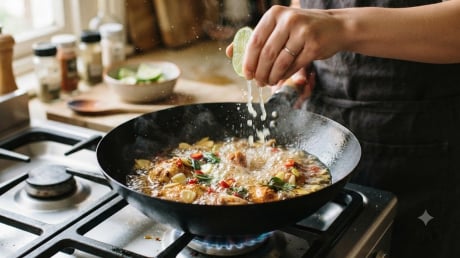 Tại sao bạn nên vắt vài giọt chanh vào chảo dầu đang sôi?