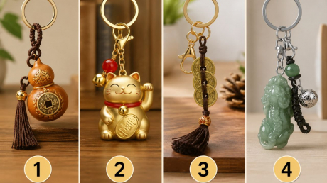 Chọn 1 chiếc móc treo chìa khóa: Bạn có phải người dễ thu hút tiền bạc?
