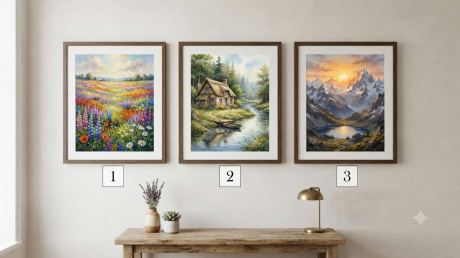 Trắc nghiệm: Chọn bức tranh bạn thích