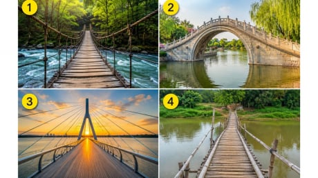 Chọn 1 cây cầu bạn sẽ bước qua – Cách bạn đối diện khó khăn tiết lộ điều gì về con người bạn?