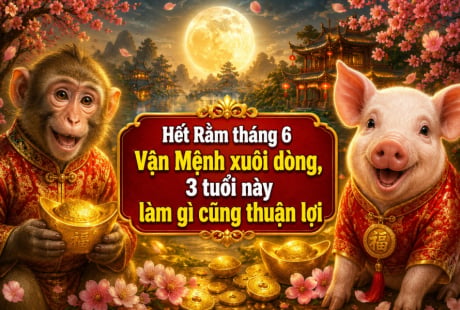 Hết Rằm tháng 6 Vận Mệnh xuôi dòng, 3 tuổi này làm gì cũng thuận lợi