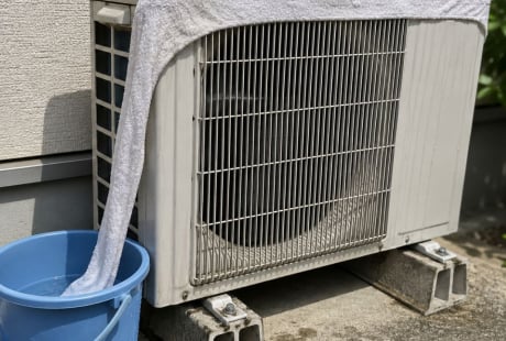 Mùa hè nắng nóng: Đặt thứ này lên cục nóng điều hòa giúp giảm tiền điện