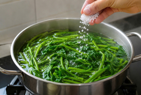 Luộc rau chỉ bỏ nước thôi chưa đủ: Làm thêm bước này rau xanh mướt, giữ nguyên giá trị dinh dưỡng