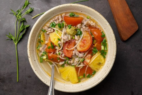 Mẹo nấu canh chua thịt băm ngọt thanh, nước dùng trong veo, đậm đà