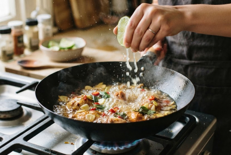 Tại sao bạn nên vắt vài giọt chanh vào chảo dầu đang sôi?
