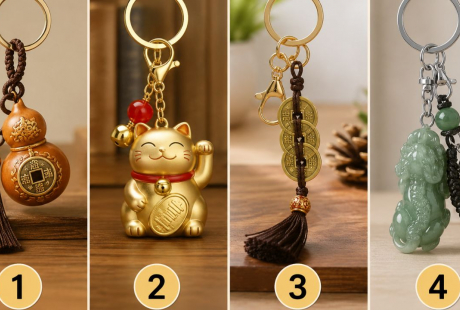 Chọn 1 chiếc móc treo chìa khóa: Bạn có phải người dễ thu hút tiền bạc?