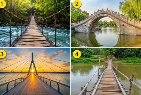Chọn 1 cây cầu bạn sẽ bước qua – Cách bạn đối diện khó khăn tiết lộ điều gì về con người bạn?
