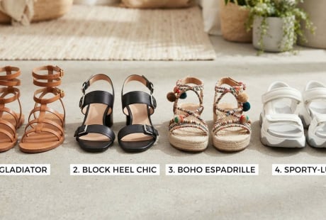 Trắc nghiệm: Chọn 1 đôi dép xăng đan bạn ấn tượng nhất