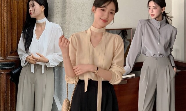 Quần âu ống suông là “vũ khí mặc đẹp” công sở vì phối với kiểu áo nào cũng thanh lịch