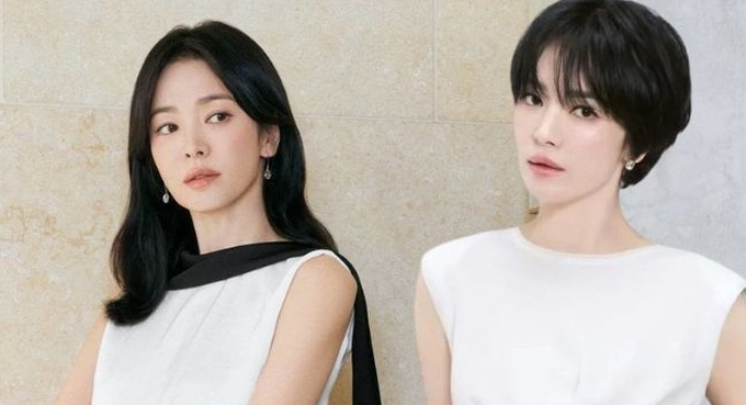 Song Hye Kyo ghi điểm với kiểu áo thanh lịch, mặc đi làm hay dạo phố đều đẹp