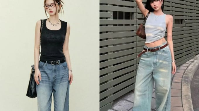 Áo ba lỗ và quần ống rộng: Công thức mặc đẹp vừa tôn dáng vừa thời thượng cho mùa hè